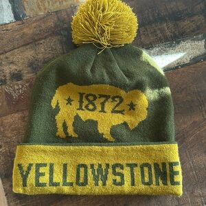 Yellowstone National Park Beanie with Pom Pom